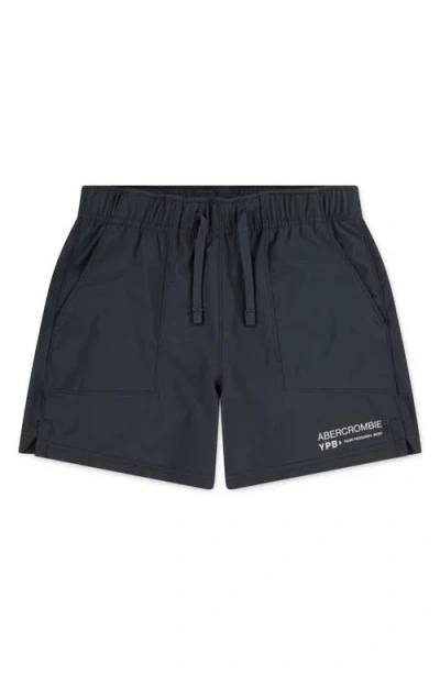 Abercrombie Kids Kids' Motiontek Shorts In Black