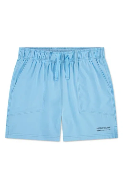 Abercrombie Kids Kids' Motiontek Shorts In Blue