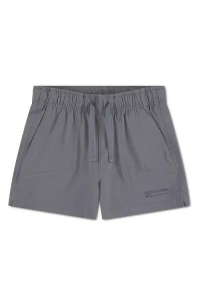 Abercrombie Kids Kids' Motiontek Shorts In Gray