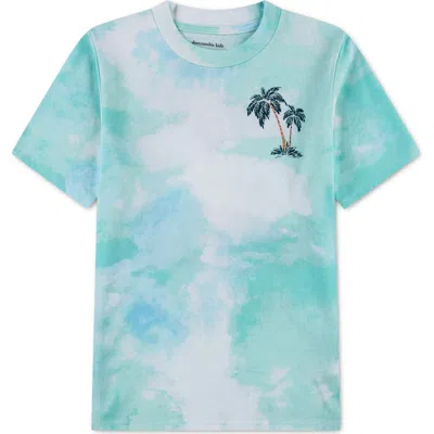 Abercrombie Kids Kids' Palm Springs Graphic T-shirt In Green
