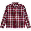Abercrombie Kids Kids' Plaid Flannel Button-up Shirt In Red