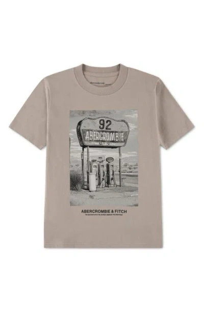 Abercrombie Kids Kids' Race Car Photo Graphic T-shirt In Brown