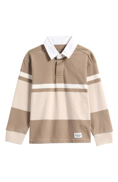 Abercrombie Kids Kids' Rugby Shirt In Nude