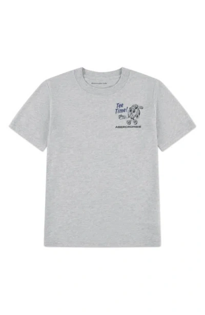 Abercrombie Kids Kids' Tee Time Graphic T-shirt In Gray