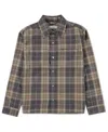 Abercrombie Little And Big Boys Luxe Twill Shirt In Gray