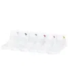 Abercrombie Little Kids 6-pack Neutral Ankle Socks In White