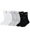 Abercrombie Little Kids 6-pack Neutral Core Crew Socks In White