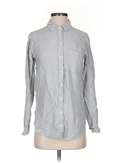 Pre-owned Abercrombie Long Sleeve Button Down Shirt In Gray