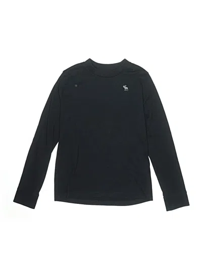 Pre-owned Abercrombie Kids' Long Sleeve T-shirt In Black
