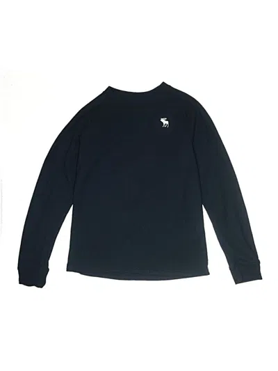 Pre-owned Abercrombie Kids' Long Sleeve T-shirt In Black