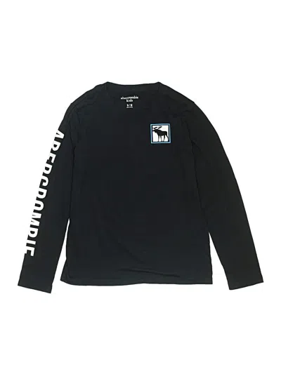 Pre-owned Abercrombie Kids' Long Sleeve T-shirt In Black