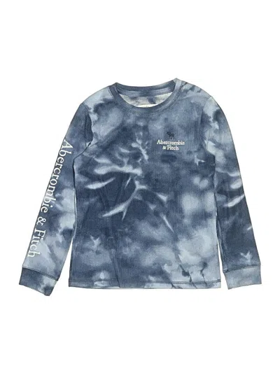 Pre-owned Abercrombie Kids' Long Sleeve T-shirt In Blue
