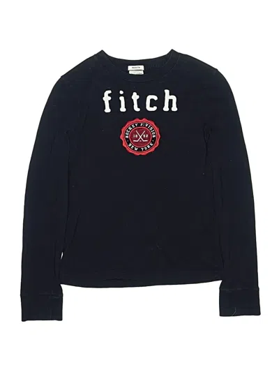 Pre-owned Abercrombie Kids' Long Sleeve T-shirt In Blue