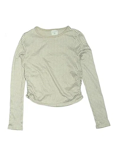Pre-owned Abercrombie Kids' Long Sleeve T-shirt In Green