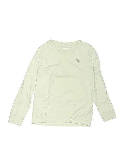 Pre-owned Abercrombie Kids' Long Sleeve T-shirt In Green
