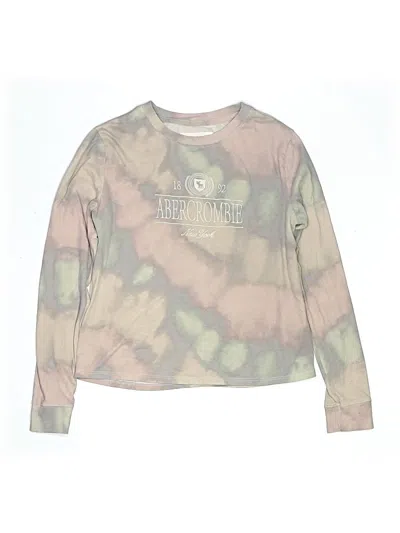 Pre-owned Abercrombie Kids' Long Sleeve T-shirt In Pink