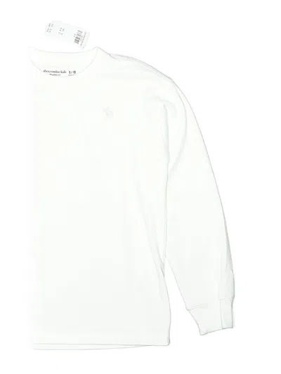 Abercrombie Kids' Long Sleeve T-shirt In White