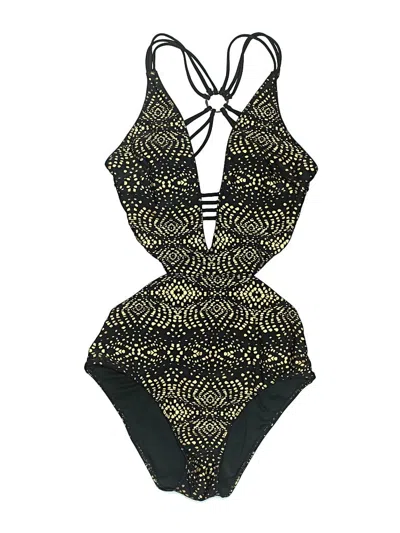 Pre-owned Abercrombie One Piece Swimsuit In Gold