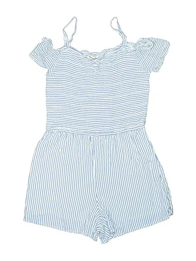 Pre-owned Abercrombie Kids' Overall Shorts In Blue