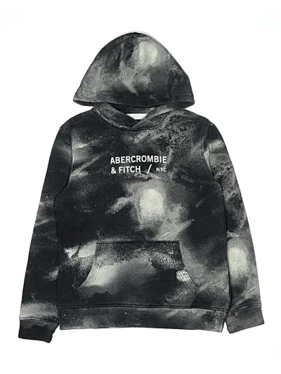Pre-owned Abercrombie Kids' Pullover Hoodie In Black