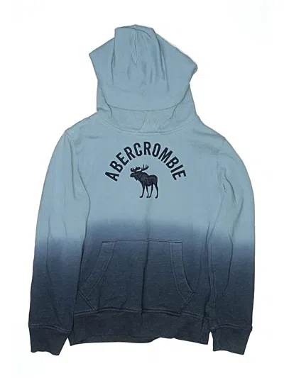 Pre-owned Abercrombie Kids' Pullover Hoodie In Blue