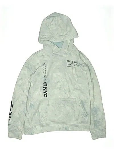 Pre-owned Abercrombie Kids' Pullover Hoodie In Gray