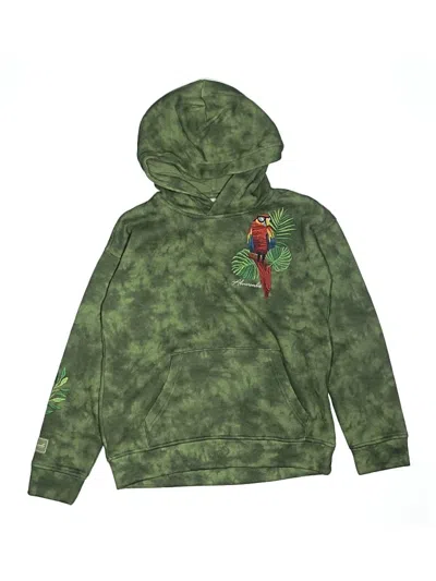 Pre-owned Abercrombie Kids' Pullover Hoodie In Green