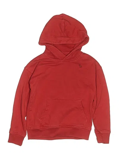 Pre-owned Abercrombie Kids' Pullover Hoodie In Red