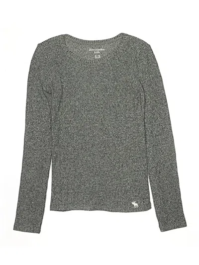 Pre-owned Abercrombie Kids' Pullover Sweater In Gray