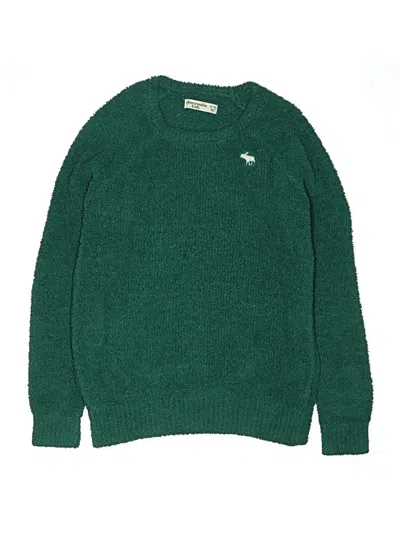 Pre-owned Abercrombie Kids' Pullover Sweater In Green