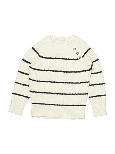 Pre-owned Abercrombie Kids' Pullover Sweater In Ivory