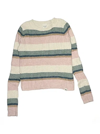 Pre-owned Abercrombie Kids' Pullover Sweater In Pink