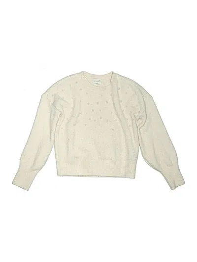 Pre-owned Abercrombie Kids' Pullover Sweater In White