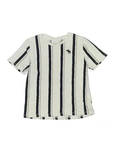 Pre-owned Abercrombie Kids' Short Sleeve T-shirt In White