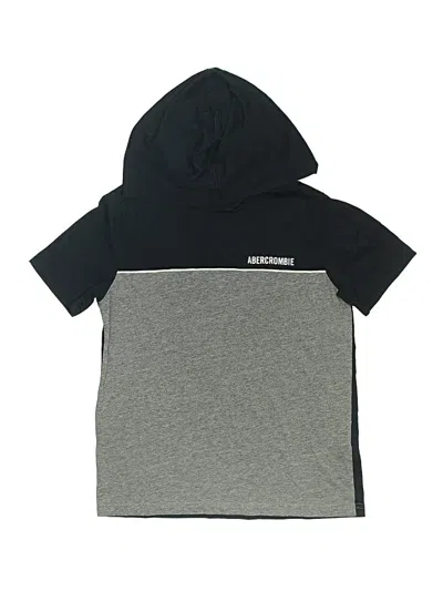 Pre-owned Abercrombie Kids' Short Sleeve Top Gray Tops