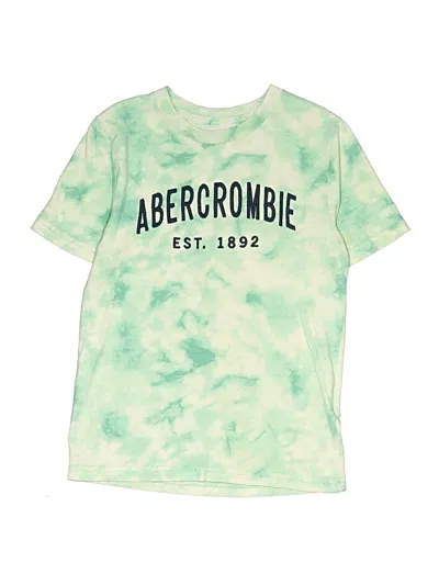 Pre-owned Abercrombie Kids' Short Sleeve Top Green Tops