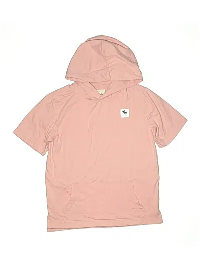 Pre-owned Abercrombie Kids' Short Sleeve Top Pink Tops