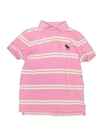 Pre-owned Abercrombie Kids' Short Sleeve Top Pink Tops