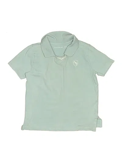 Pre-owned Abercrombie Kids' Short Sleeve Top Teal Tops In Blue