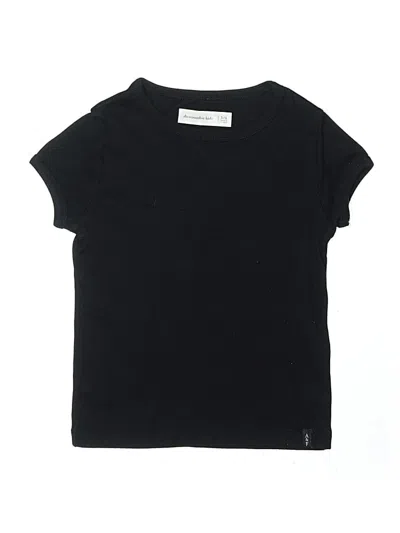 Pre-owned Abercrombie Kids' Short Sleeve T-shirt In Black