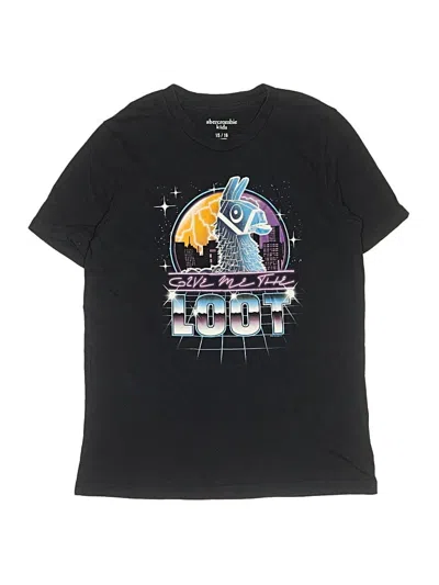 Pre-owned Abercrombie Kids' Short Sleeve T-shirt In Black