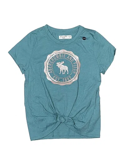 Pre-owned Abercrombie Kids' Short Sleeve T-shirt In Blue