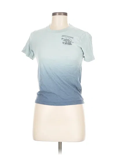 Pre-owned Abercrombie Short Sleeve T-shirt In Blue