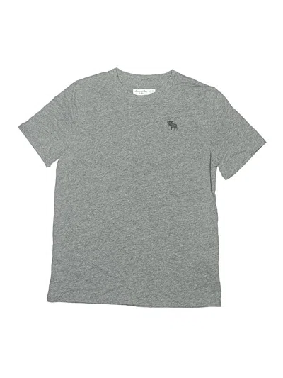 Pre-owned Abercrombie Kids' Short Sleeve T-shirt In Gray