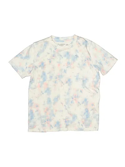 Pre-owned Abercrombie Kids' Short Sleeve T-shirt In White