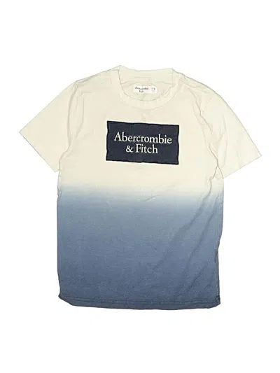 Pre-owned Abercrombie Kids' Short Sleeve T-shirt In White