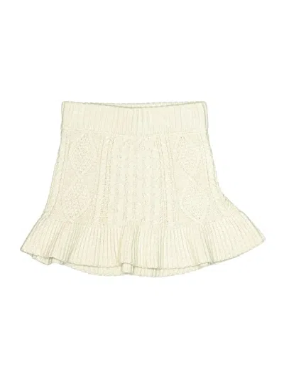 Pre-owned Abercrombie Kids' Skirt In White