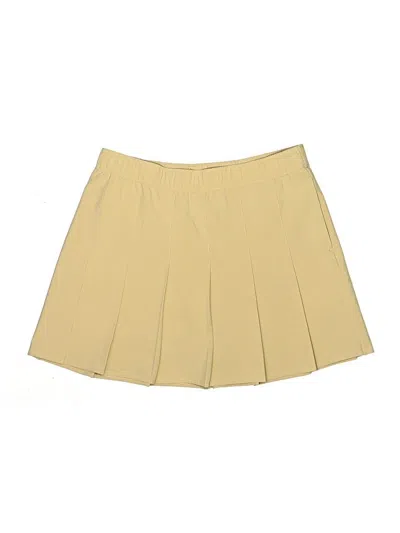 Pre-owned Abercrombie Skort In Gold