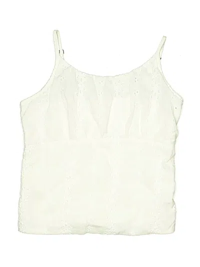 Pre-owned Abercrombie Kids' Sleeveless Blouse In White