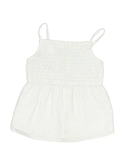 Pre-owned Abercrombie Kids' Sleeveless Blouse In White